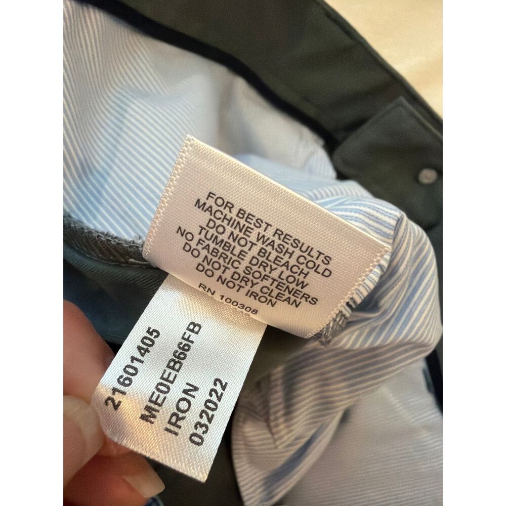 Peter Millar Gray/stone Performance Golf Pants Men’s Size 36x32 - Picture 6 of 6